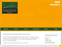 Tablet Screenshot of gummererhof.com